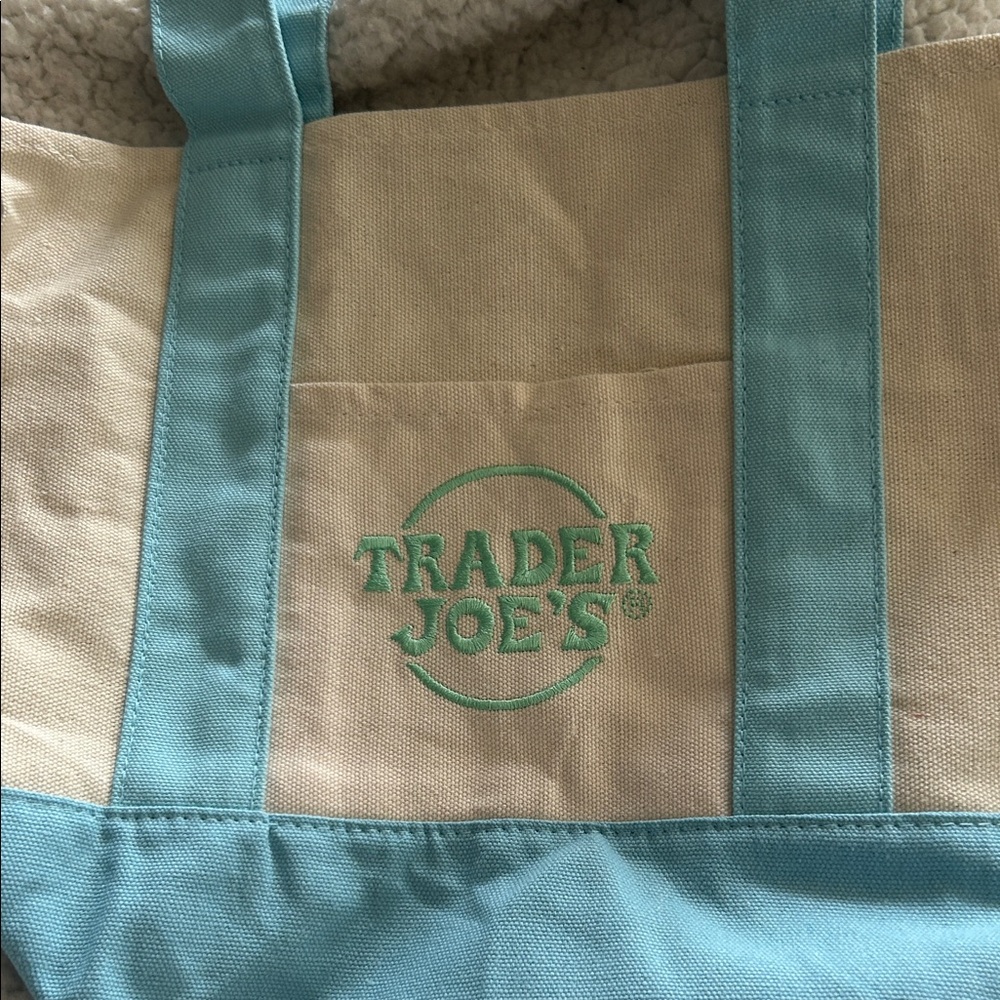 Blue and Cream Mini Bag